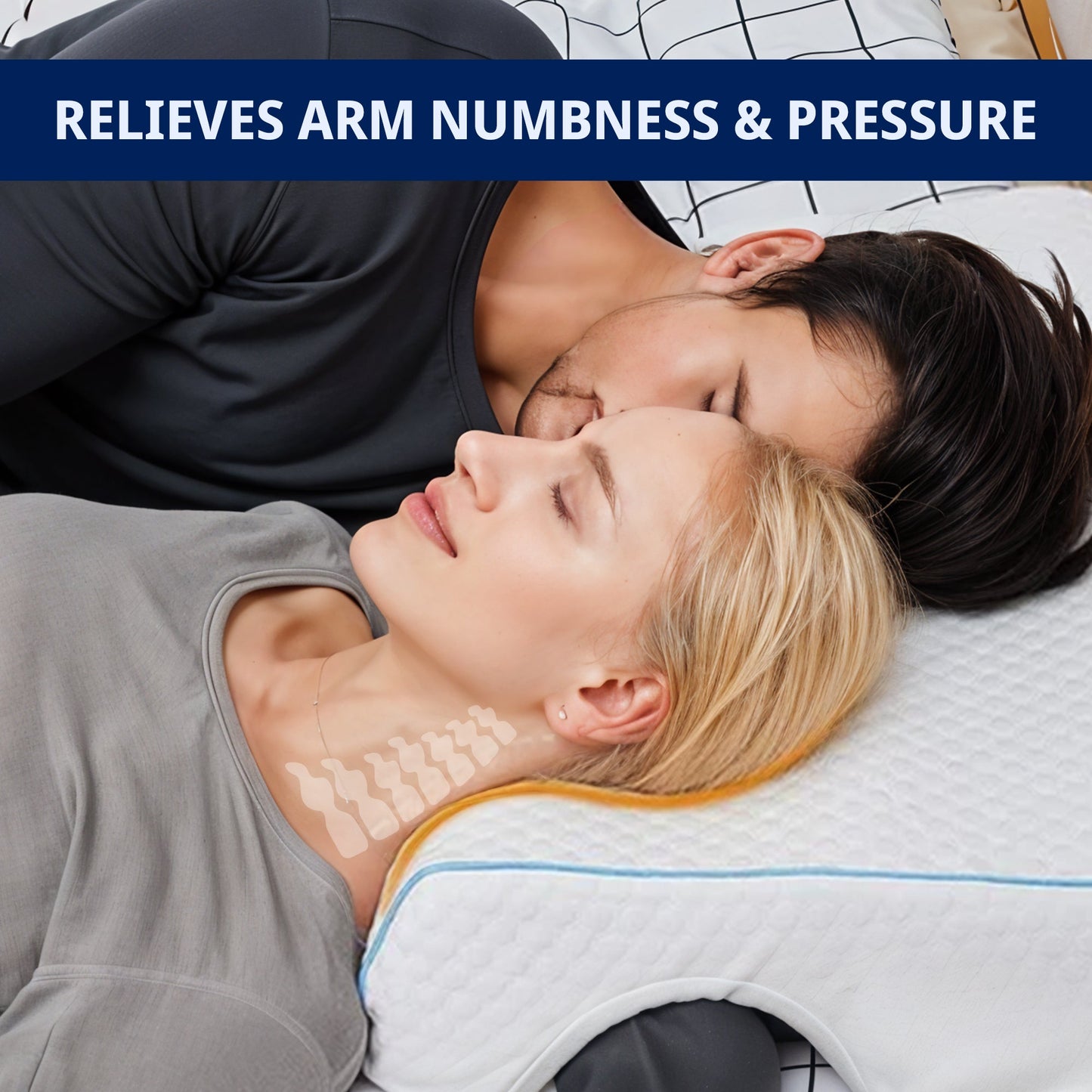 Shoulder Relief Pillow - Flexible Arm Positions for Personalised Comfort