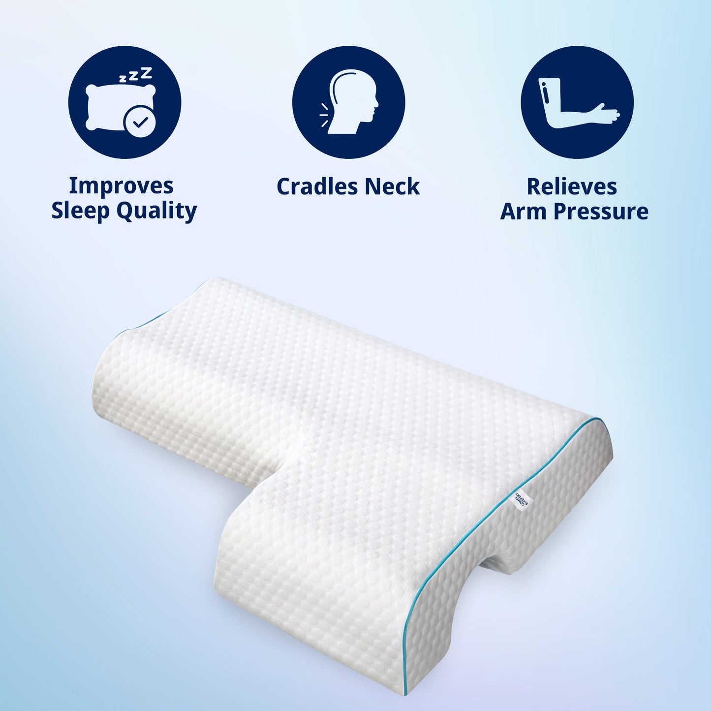 Shoulder Relief Pillow - Flexible Arm Positions for Personalised Comfort
