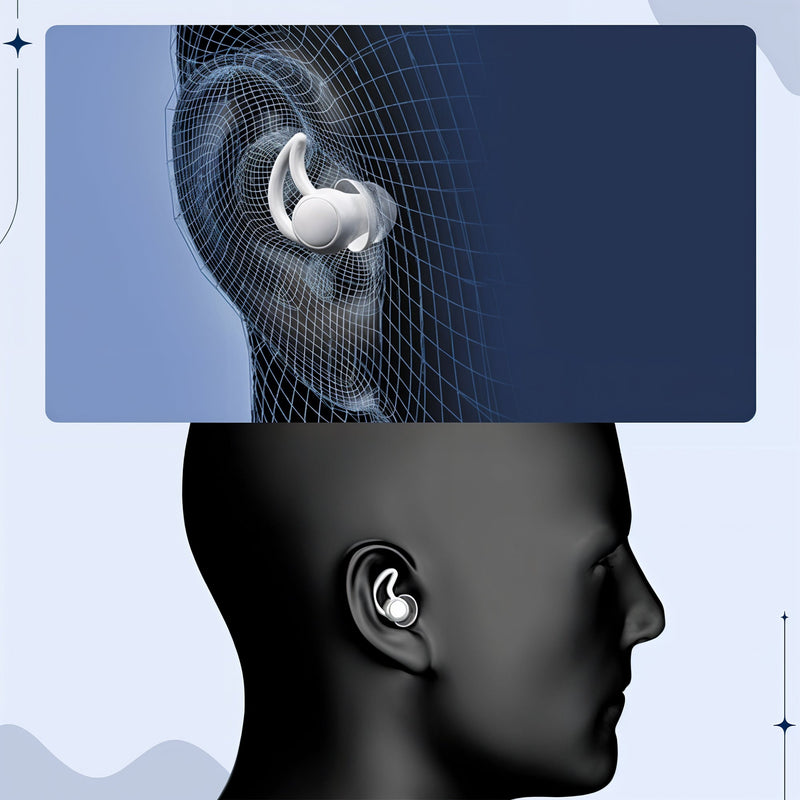 Noise Cancelling Ear Plugs - Soft Reusable Earplugs for Sleep & Travel