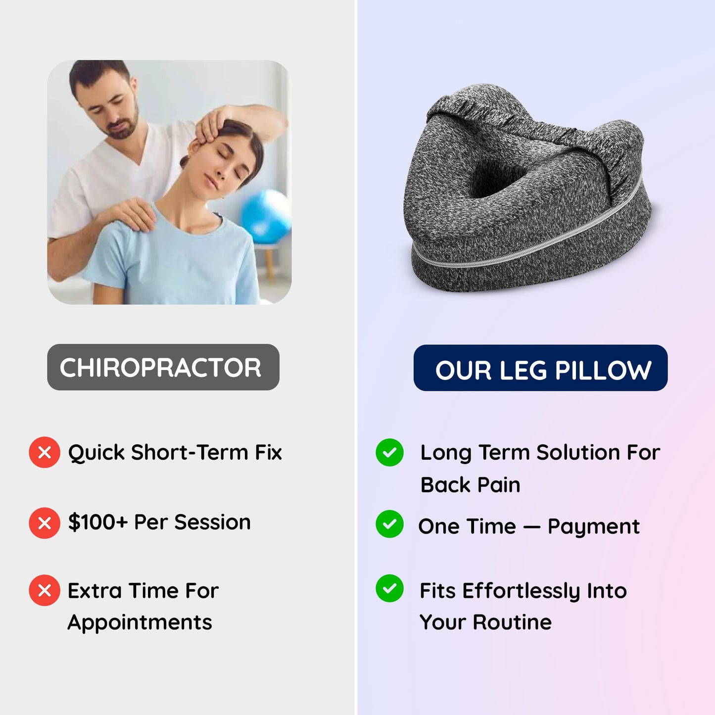 Leg Alignment Pillow