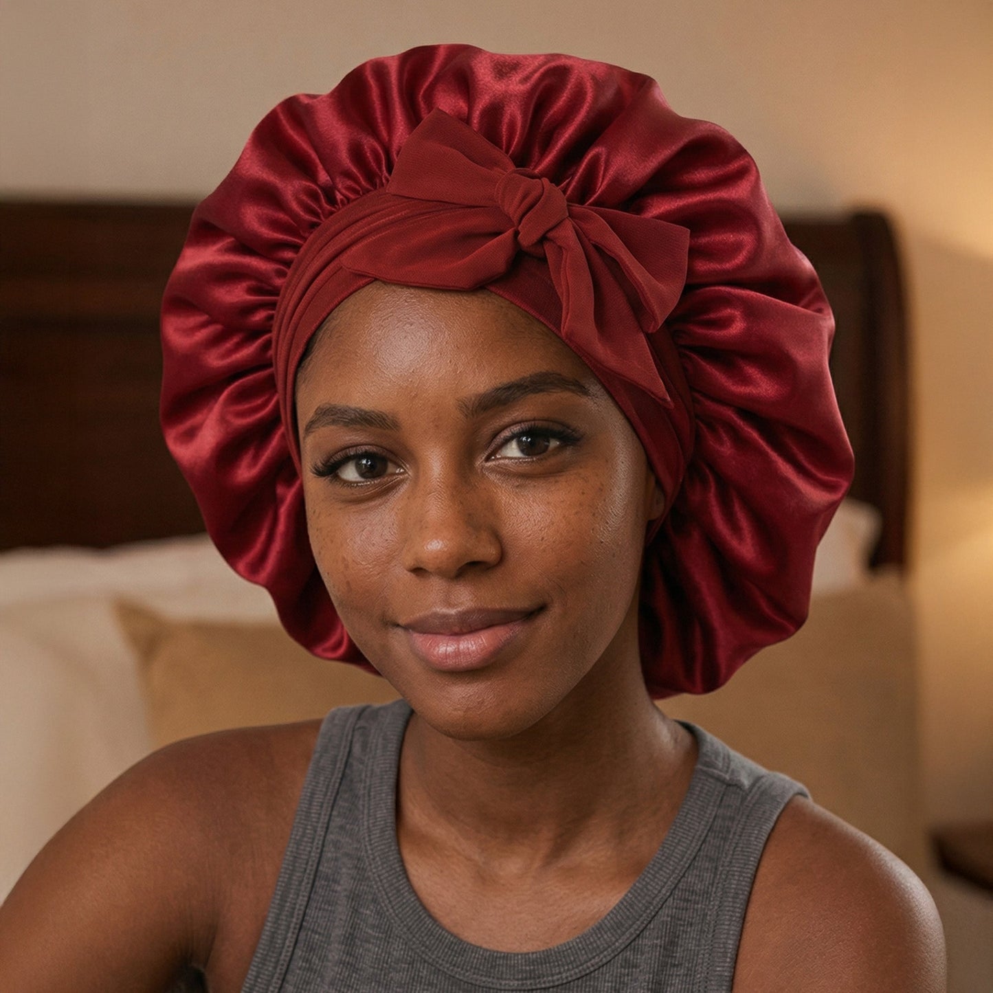100% Mulberry Silk Bonnet