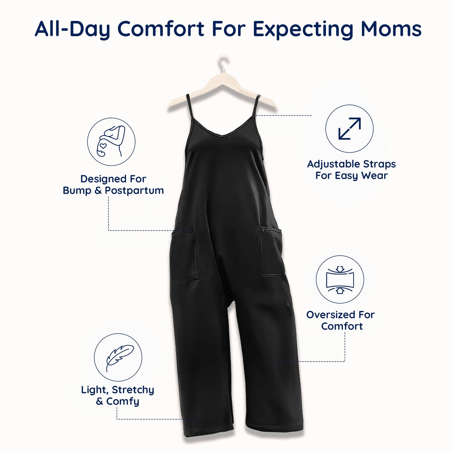 Oversized Jumpsuit - Maternity & Postpartum