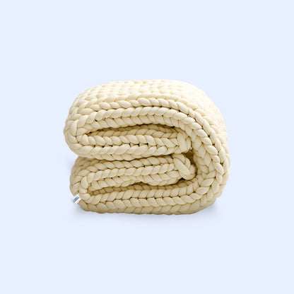 Chunky Knit Weighted Blanket