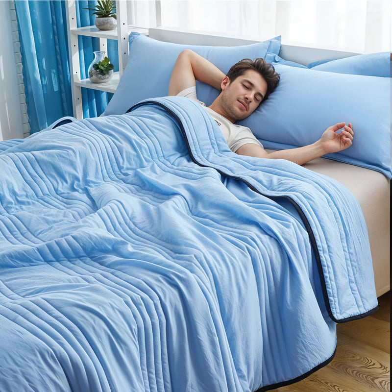 Temperature-Regulating Blanket - All-Season Comfort - Buy 1 Get 1 FREE