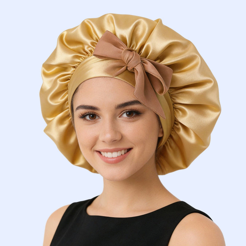 All-Night Satin Bonnet - Stays On All Night Guaranteed