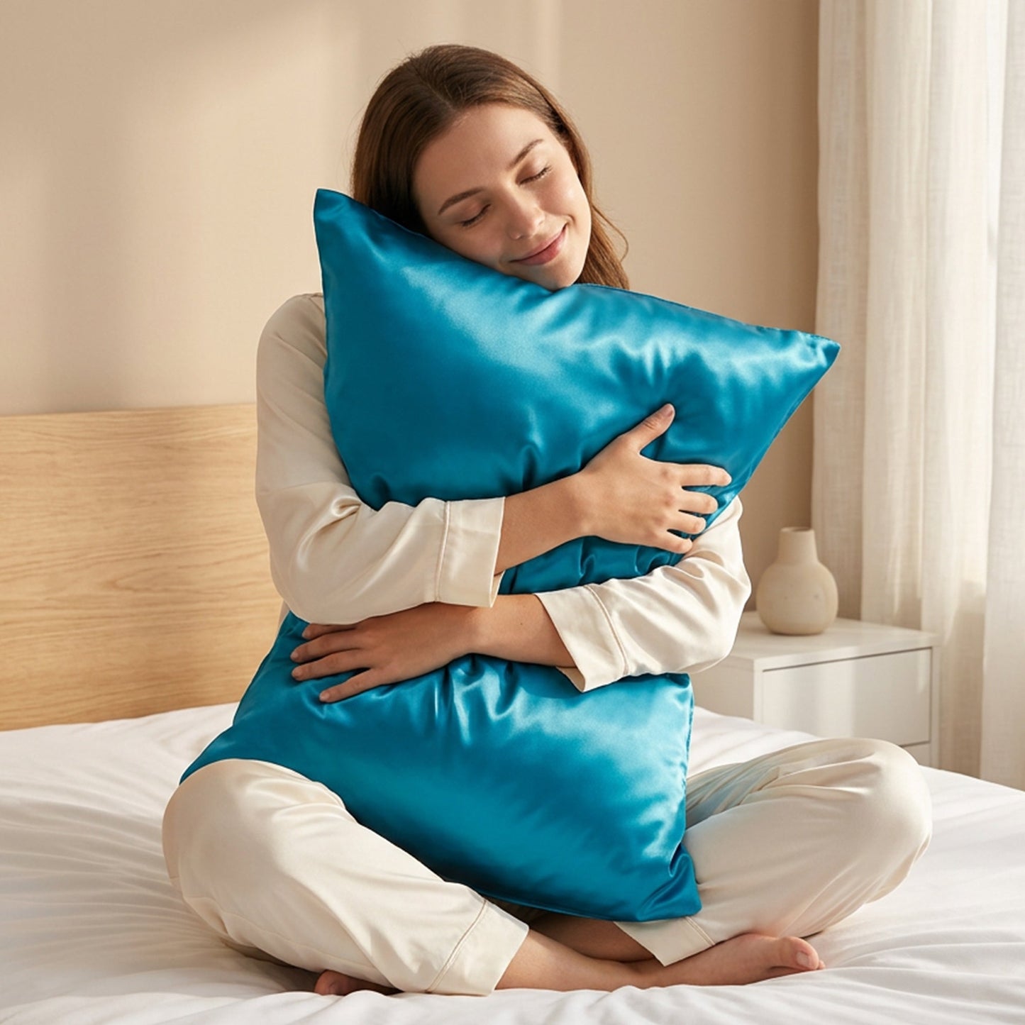 Luxury Silk Pillowcase (Pair) + 3x "FREE" Sleep Goodies