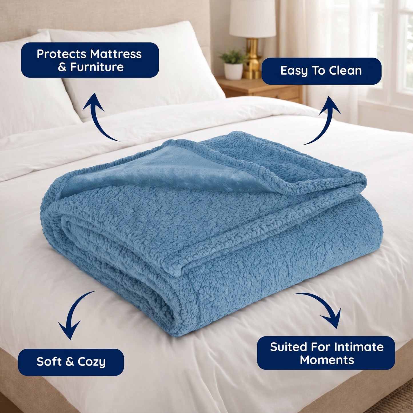 Waterproof Intimacy Blanket for Unmatched Comfort and Protection - Buy 1 Get 1 Free