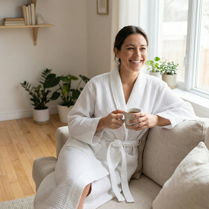 Women Luxury Cotton Bathrobe