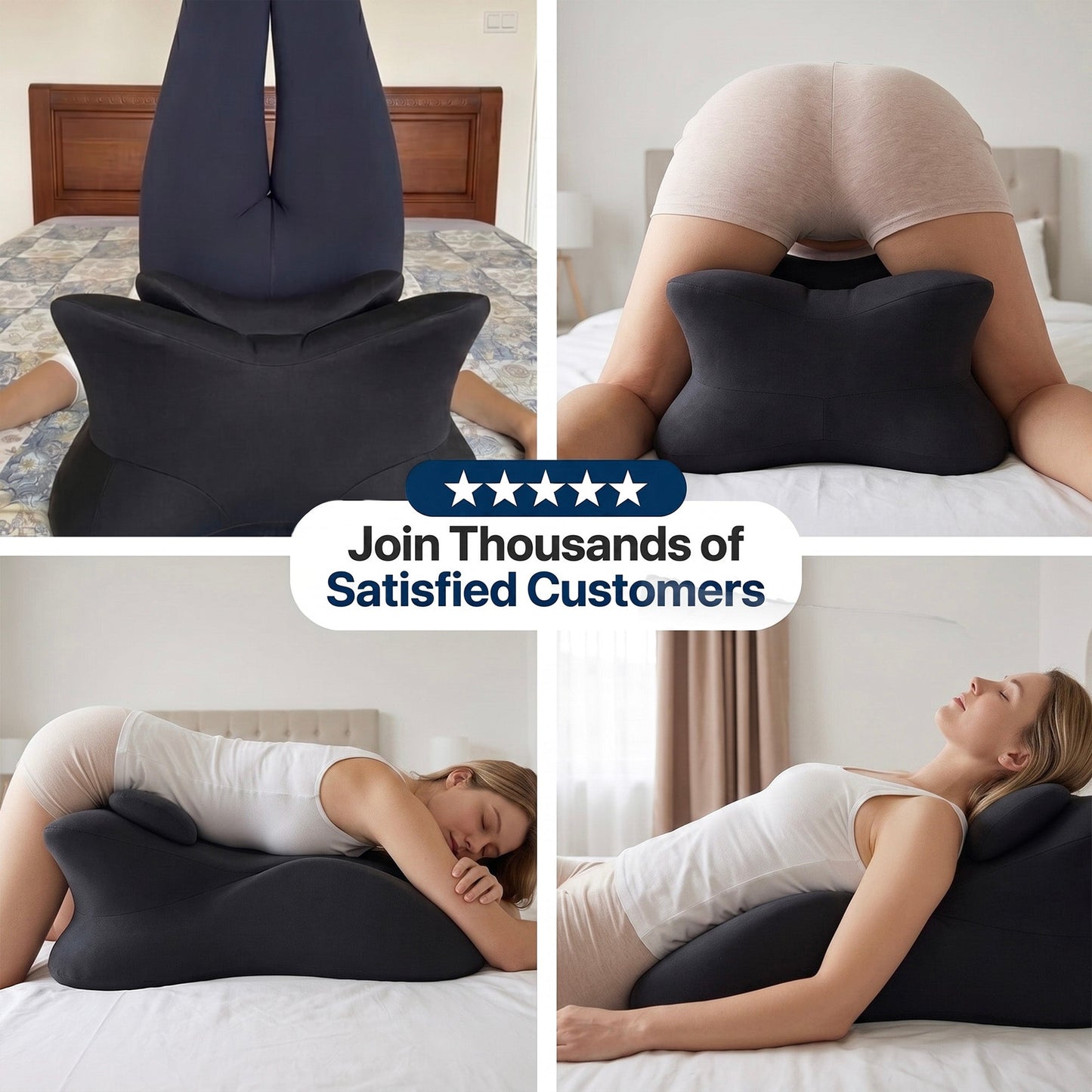 Waterproof Intimacy Support Pillow – Comfort for Every Position